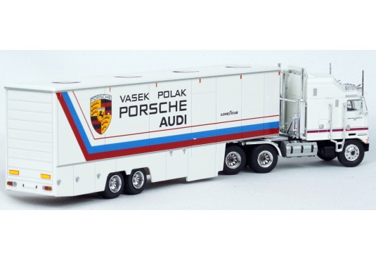 1/87 KENWORTH K100 Aérodyne Vasek Polak Porsche Audi