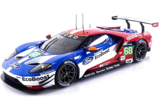 1/18 FORD GT N°68 Le Mans 2016