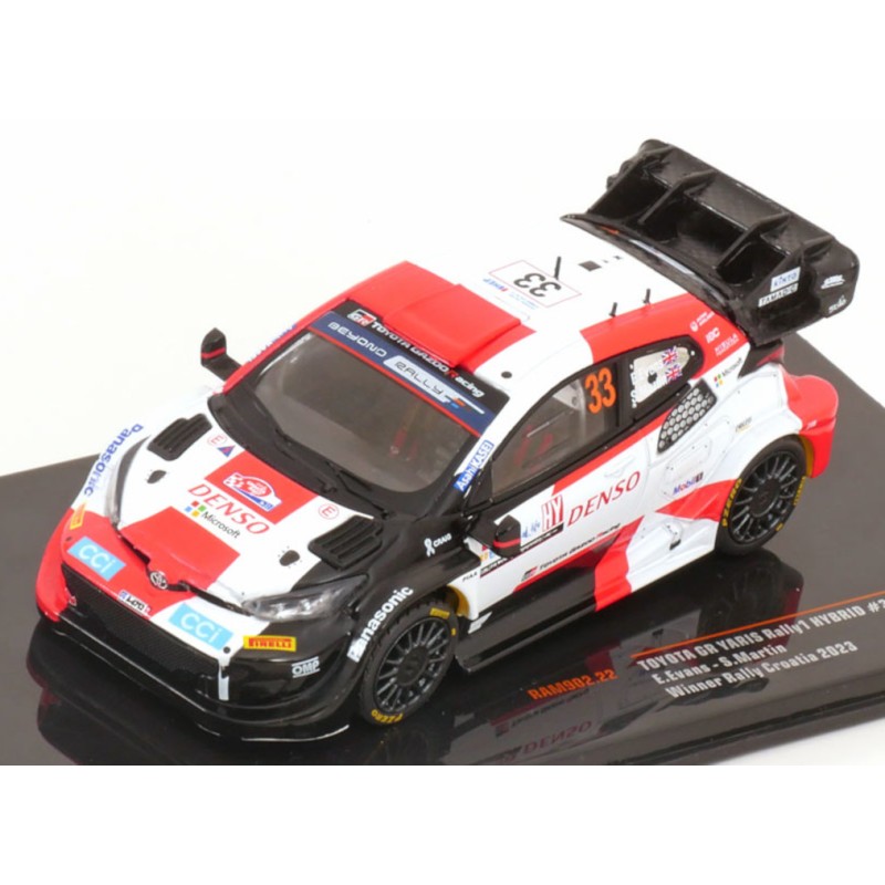 1/43 TOYOTA Yaris GR Rally1 N°33 Rallye Croatie 2023