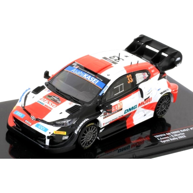 1/43 TOYOTA Yaris GR Rally1 N°33 Rallye Ypres 2022
