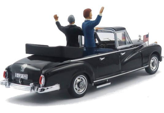 1/43 MERCEDES 300 D Landaulet 1963 ADENAUER et KENNEDY