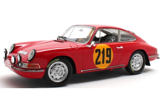 1/18 PORSCHE 911 N°219 Monte Carlo 1967 + Vitrine