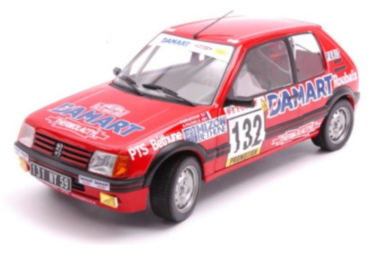 1/18 PEUGEOT 205 GTI N°132 Monte Carlo 1986