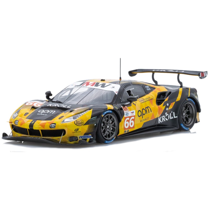1/43 FERRARI 488 GTE Evo JMW Motorsport N°66 Le Mans 2023