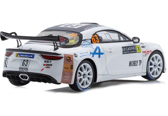 1/43 ALPINE A110 Rally RGT Chazel Technologie Course N°63 Monte Carlo 2023
