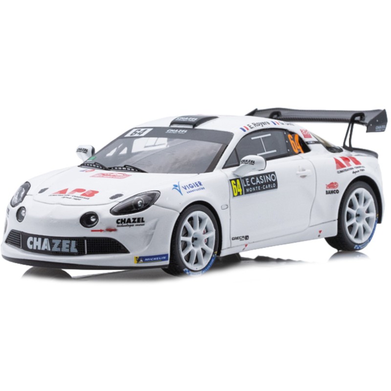 1/43 ALPINE A110 Rally Chazel Technologie Course N°64 Monte Carlo 2023
