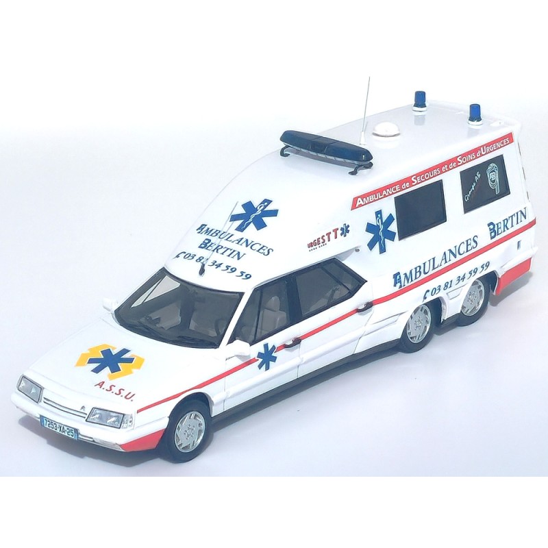 1/43 CITROEN XM Tissier 6 Roues Ambulance Bertin