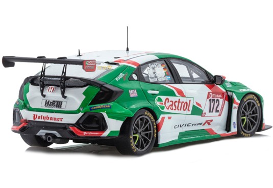 1/43 HONDA Civic TCR Castrol Honda Racing N°172 24 H Nurburgring 2021