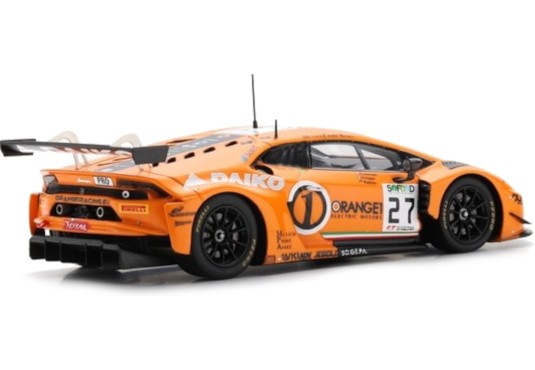 1/43 LAMBORGHINI Huracan GT3 Orange 1Team Lazarus N°27 24 H Spa 2017