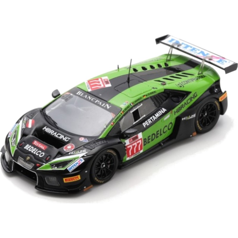 1/43 LAMBORGHINI Huracan GT3 Team HB Racing N°777 24 H Spa 2017
