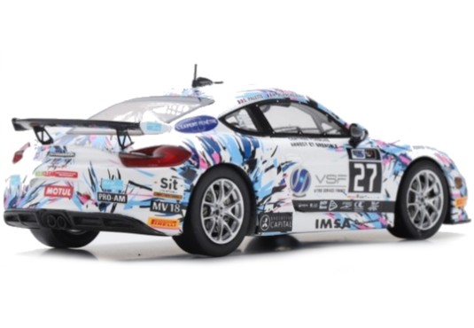 1/43 PORSCHE Cayman GT4 N°27 Imsa Performance FFSA GT 2018