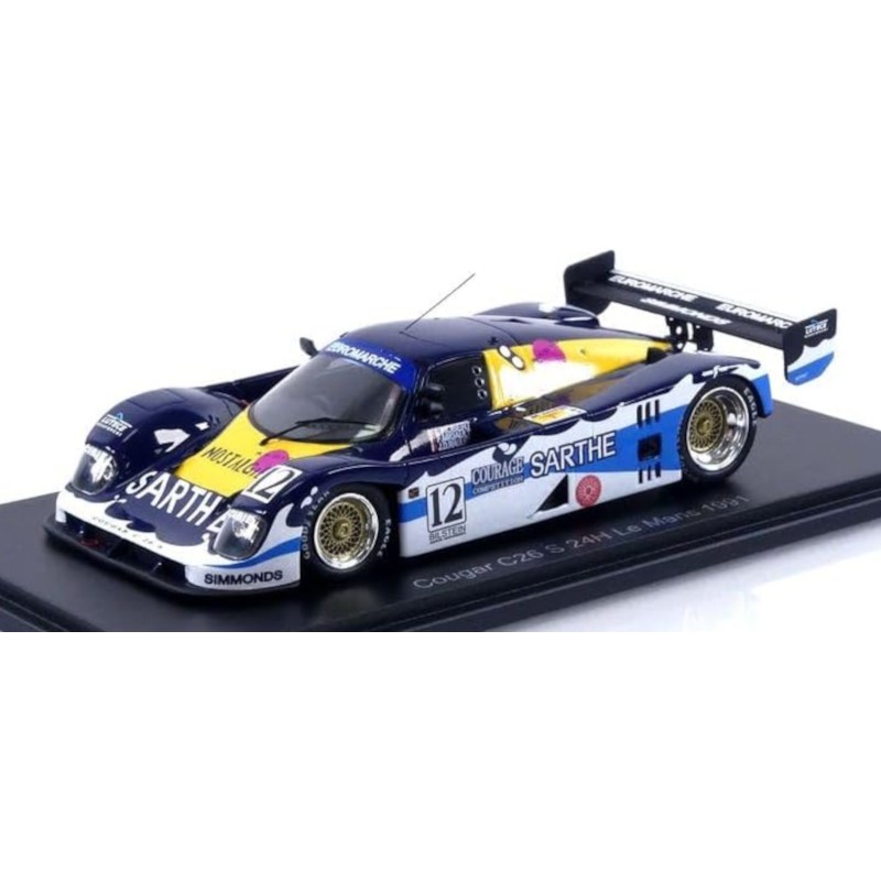 1/43 COUGAR C26 S N°12 24 H du Mans 1991