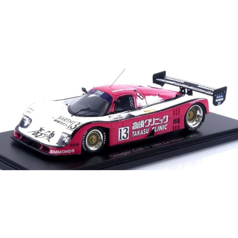 1/43 COUGAR C26 S N°13 24 H du Mans 1991