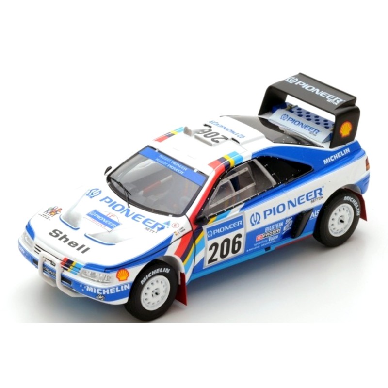1/43 PEUGEOT 405 T16 Grand Raid N°206 Paris Dakar 1989