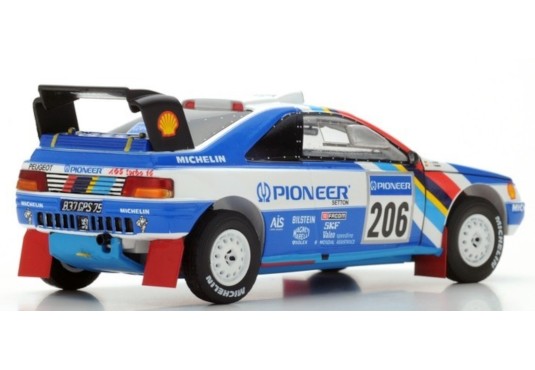 1/43 PEUGEOT 405 T16 Grand Raid N°206 Paris Dakar 1989