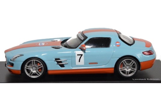 1/43 MERCEDES SLS AMG Coupé C197 N°7 Gulf