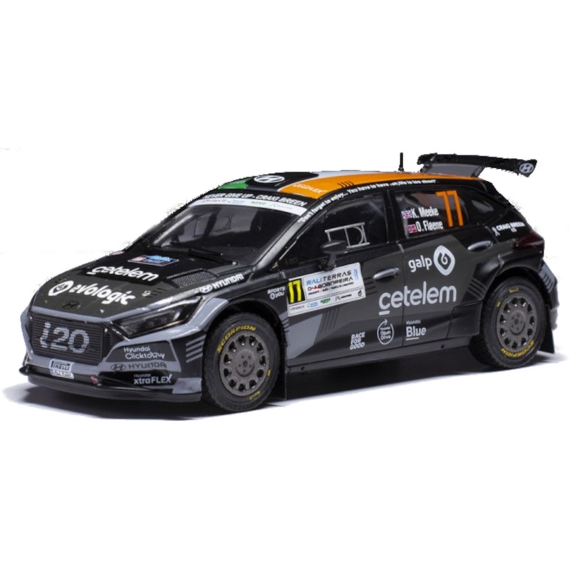 1/43 HYUNDAI I20 N Rally2 N°77 Rallye Terras d'Aboboreira 2023