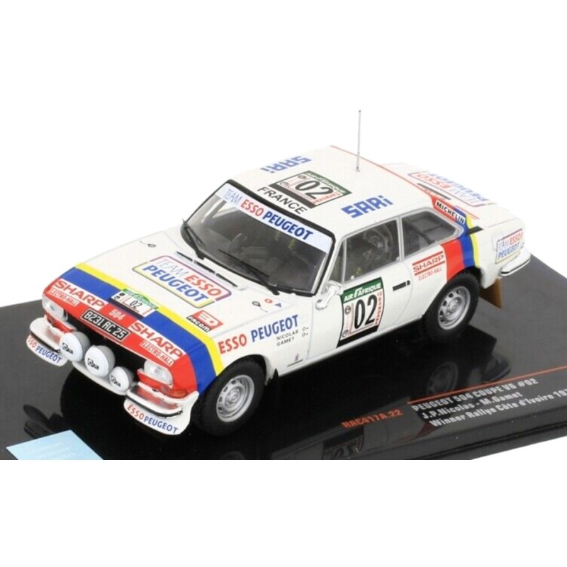 1/43 PEUGEOT 504 Coupé V6 N°02 Rallye Côte d'Ivoire 1978
