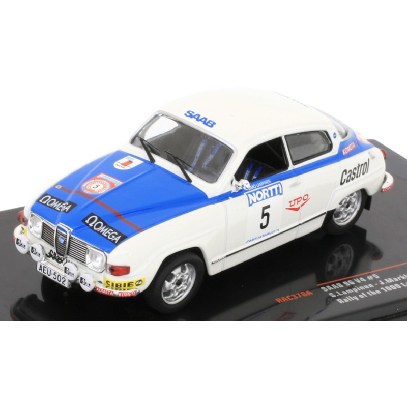 1/43 SAAB 96 V4 N°5 Rallye 1000 Lakes 1976