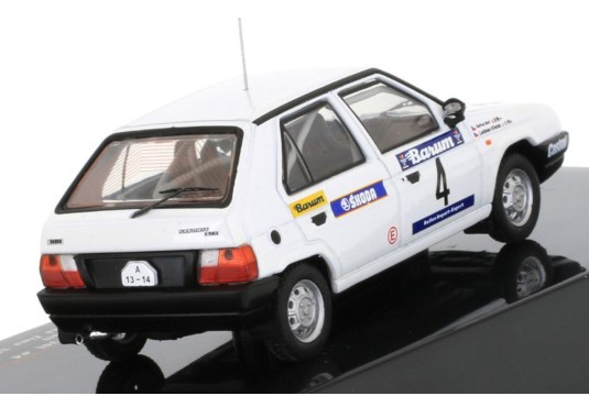 1/43 SKODA Favorit 136 L N°4 Rallye Valasska Zima 1989