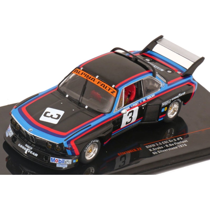 1/43 BMW 3.5 CSL N°3 6 H Silverstone 1976