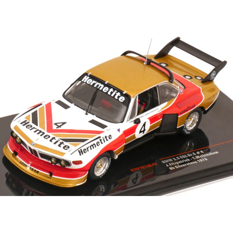 1/43 BMW 3.5 CSL Gr5 N°4 6 H Silverstone 1976