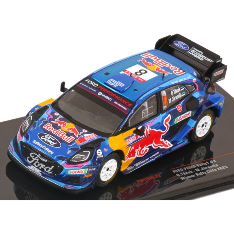 1/43 FORD Puma Rally1 N°8 Rallye Chili 2023