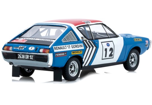 1/43 RENAULT 17 N°12 Rallye Pres-on-Regardless 1974