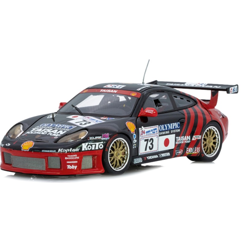 1/43 PORSCHE 996 GT3 R Team Taisan Advan N°73 Le Mans 2000