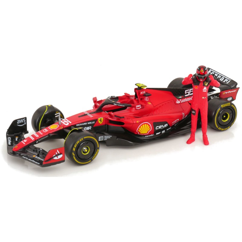 1/24 FERRARI SF23 N°16 F1 2023 + Pilote