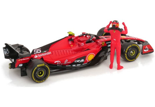 1/24 FERRARI SF23 N°16 F1 2023 + Pilote