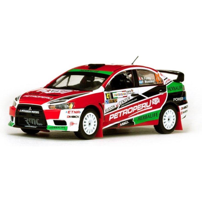 /43 MITSUBISHI Lancer Evolution X N°41 Rallye Sardaigne 2013