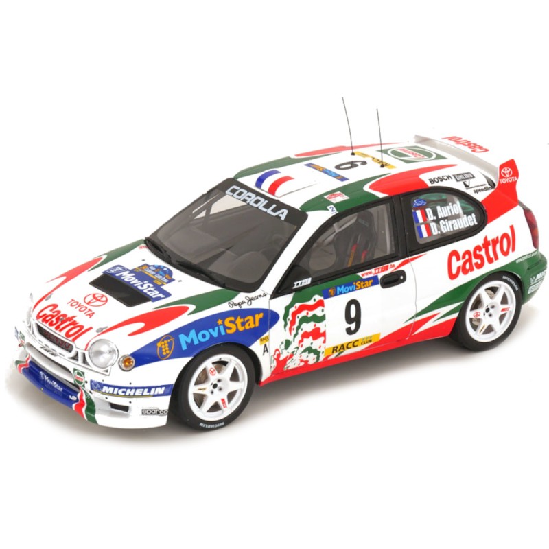 1/18 TOYOTA Corolla WRC N°9 Rallye Catalunya 1998