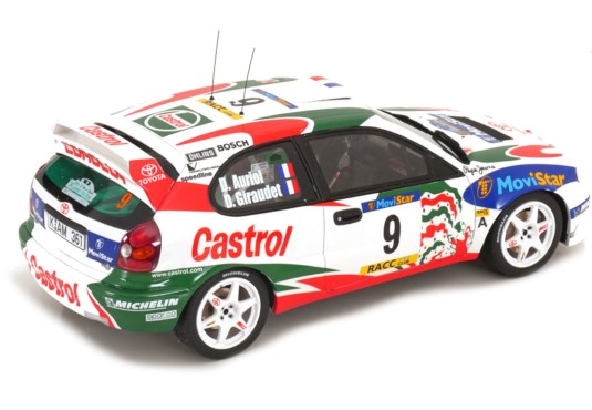 1/18 TOYOTA Corolla WRC N°9 Rallye Catalunya 1998