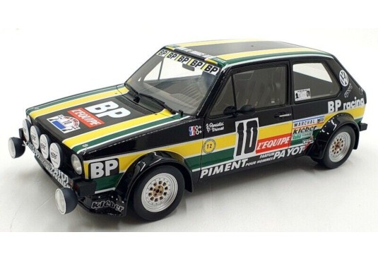1/18 VOLKSWAGEN LT35 + VW Golf GTI MKI N°10 Tour de France Auto 1981 + Remorque