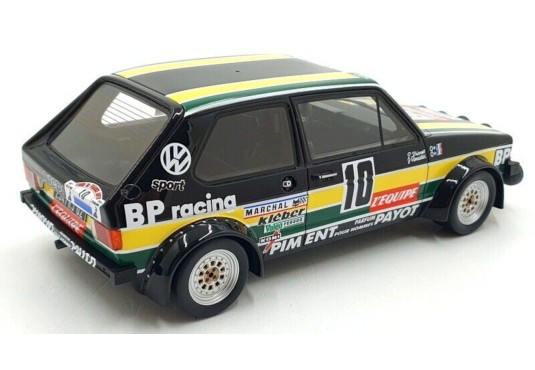 1/18 VOLKSWAGEN LT35 + VW Golf GTI MKI N°10 Tour de France Auto 1981 + Remorque