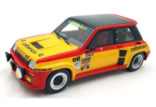 1/18 RENAULT 30 Assistance + RENAULT 5 Turbo N°4 Tour de Corse 1980 + Remorque