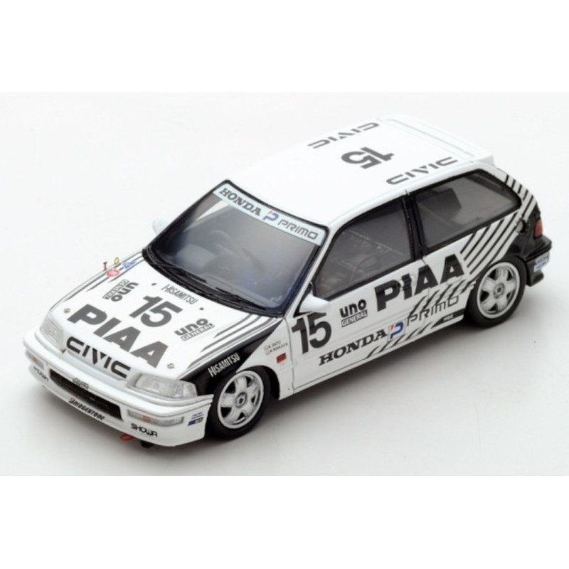 1/43 HONDA Civic EF9 Gr.3 JTC N°15 500 Km Suzuka 1990