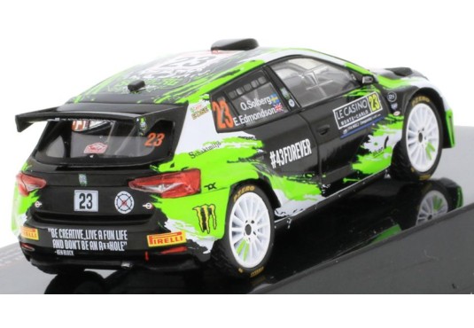 1/43 SKODA Fabia Rally2 N°23 Monte Carlo 2023