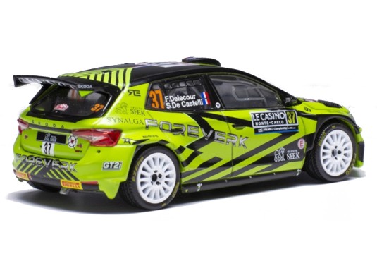 1/43 SKODA Fabia Rally2 N°37 Monte Carlo 2023