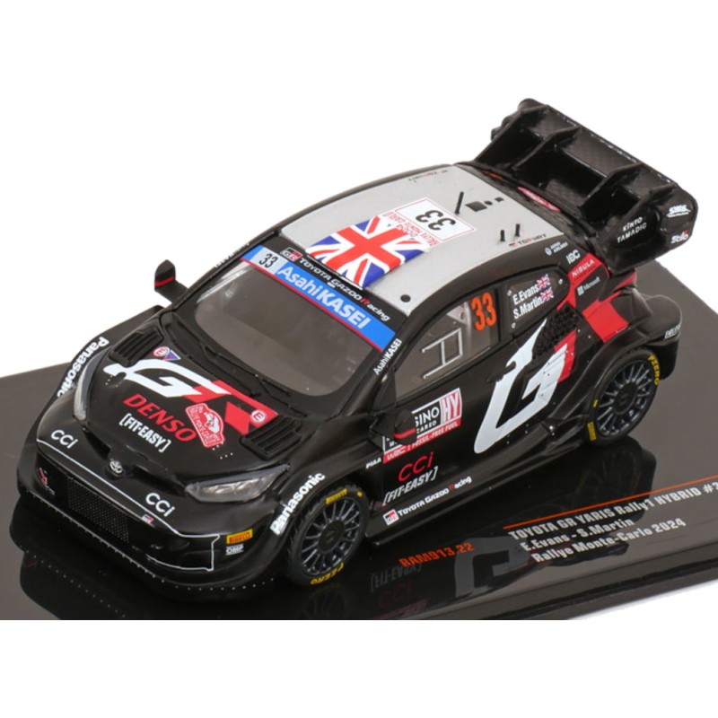 1/43 TOYOTA GR Yaris Rally1 Hybrid N°33 Monte Carlo 2024
