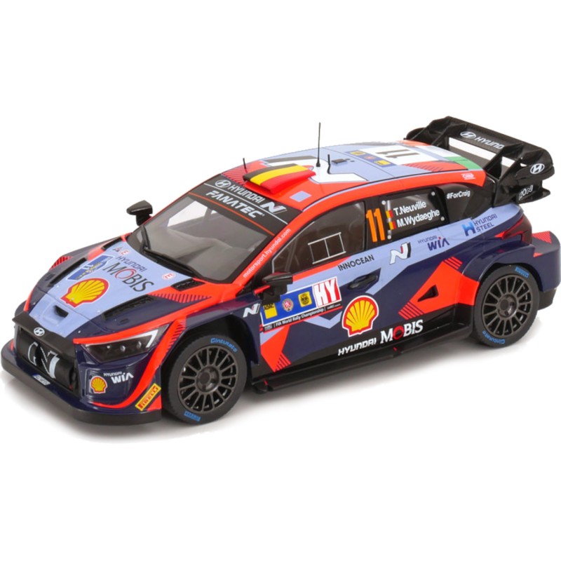 1/18 HYUNDAI I20 Rally1 N°11 Central European 2023