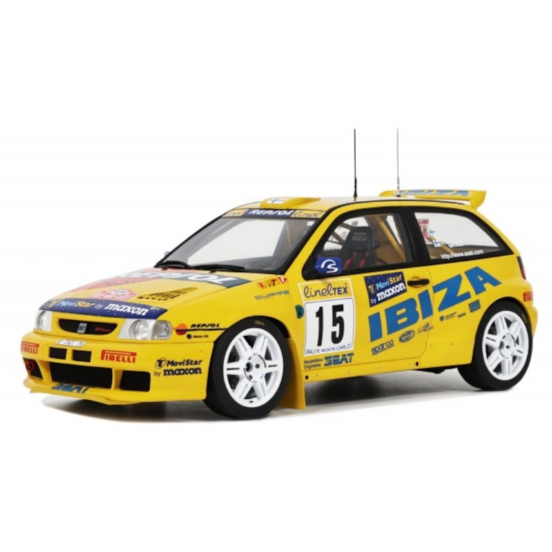 1/18 SEAT Ibiza Kit car N°15 Monte Carlo 1998