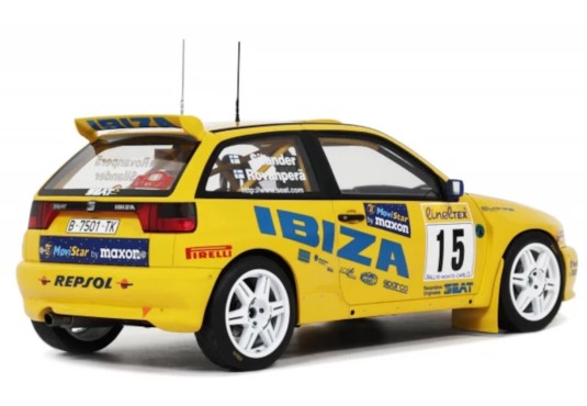 1/18 SEAT Ibiza Kit car N°15 Monte Carlo 1998
