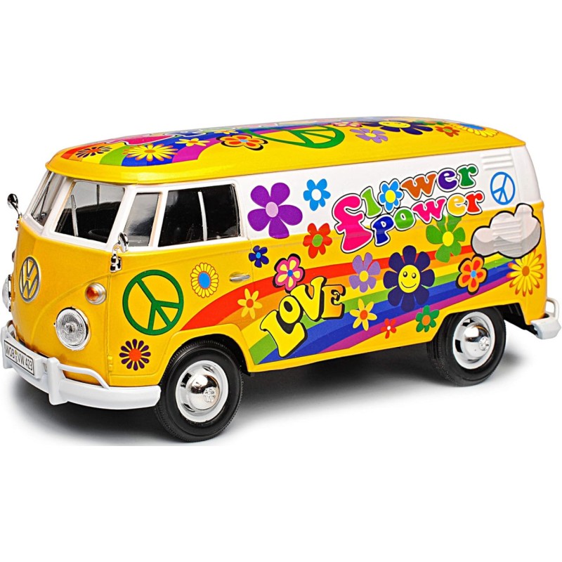 1/24 VOLKSWAGEN Combi T1 Van Flower Power
