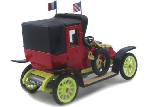 1/43 RENAULT AG1 Taxi de la Marne 1914 + Personnage + Drapeau