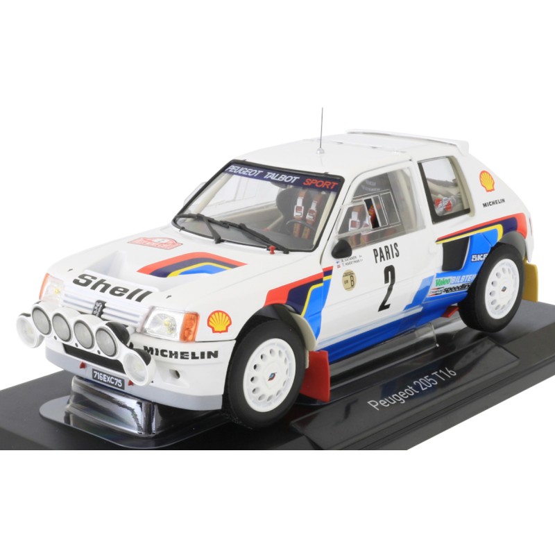 1/18 PEUGEOT 205 T16 N°2 Monte Carlo 1985