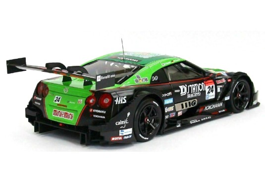 1/18 NISSAN GT-R N°24 Super GT500 Fuji 2014 + Vitrine