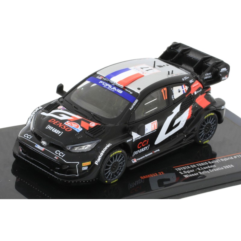 1/43 TOYOTA GR Yaris N°17 Rallye Croatie 2024