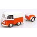1/18 VOLKSWAGEN Kool Combi 1950 + Remorque